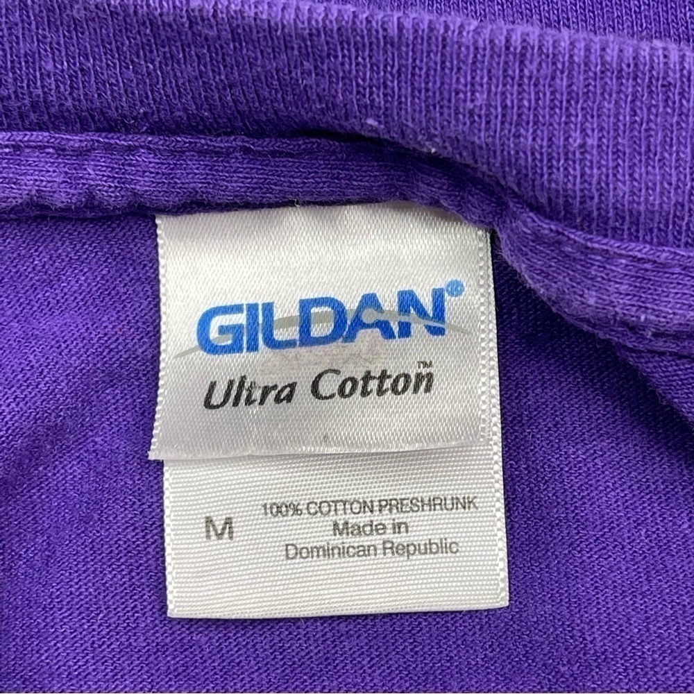 Vintage Gildan Tee Horse Equestrian Tribal Feather Purple Western Southwest - Picture 8 of 13